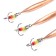 Vertical spin "Yaman" arrow with a tee, size 40 mm, 2.7 g, color copper