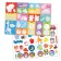 Reusable stickers "learn to compare", A4 format
