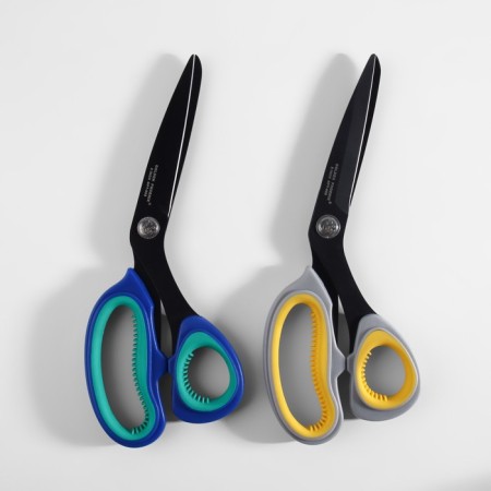 Cliped, mowed blade, rubberized handles, 8 ", 22 cm, mixture mixers.-4