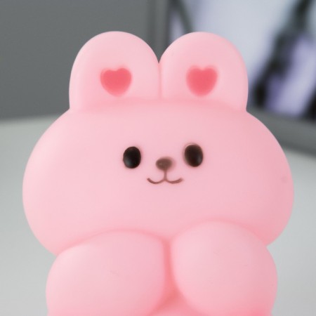 Night "Bunny" LED 2W from 3xlr44 batteries pink 7x9x11 cm Risalux-6