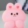 Night "Bunny" LED 2W from 3xlr44 batteries pink 7x9x11 cm Risalux