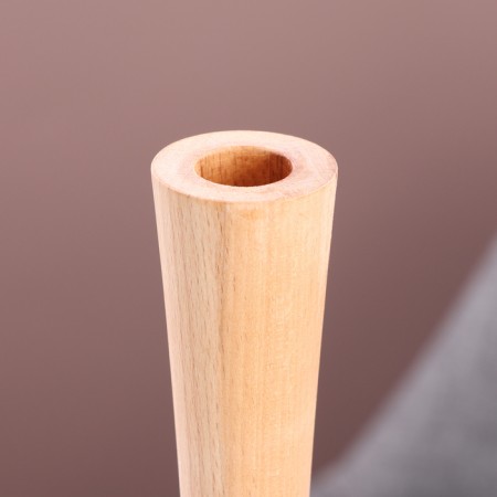 Candlestick, model No. 15, 9 x 25 cm, beech-2
