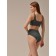 TOP Female Shaper with Cup SPALLA LARGA, S/M size, Forest color