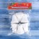 Jewelry decoration "Bells with stars" (set 6 pcs) 4.5x5.3 cm, white