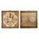 Wooden backgammon + Partschch (Ludo), board game, 37 x 37 cm