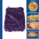 The grid is vegetable, purple, 45 x 75 cm, 25 - 30 kg set 100 pcs
