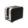 Toster Oursson TO2120/BL, 930 W, 7 grip modes, 2 toasts, defrosting, black
