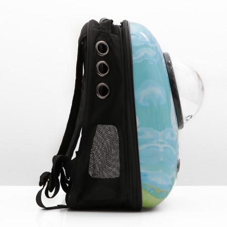 A backpack for carrying animals with a window for viewing "Field", 32 x 25 x 42 cm-2