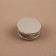 Bag's fastener, d = 4 cm, silver color