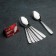 A set of spoons of tea stainless steel "Prorit", h = 15 cm, 12 pcs