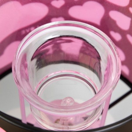 Aroma lace with backlight "Heart" G9 40W +RGB black 12x12x22.5 cm Risalux-7