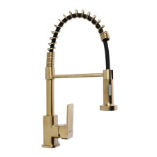 Accoona A44126AW kitchen mixer, single -leaf, flexible surge, 2 modes, high, gold