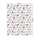 Black and white hearts tablecloth, rectangular, oxford, size 145x180 cm