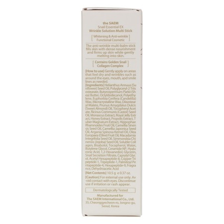 Facial Balms against wrinkles Snail Essential EX Wrinkle Solution Multi Stick-1