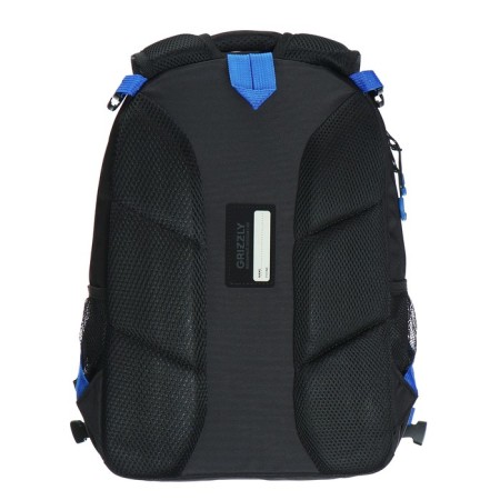 School backpack, 39 x 28 x 17 cm, Grizzly, ergonomic back, laptop compartment, + bag for shoes-8
