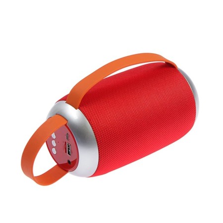 Portable column Luazon Lab-54, 10 W, 1200 mAh, Microsd, AUX, USB, Red-2