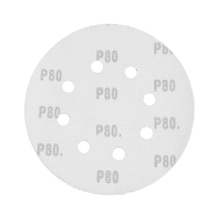 Circle of abrasive grinding under the "Velcro" tundra, perforated, 150 mm, P80, 5 pcs.-5