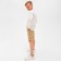 Shorts for the boy Minaku: Casual Collection Beige color, height 152