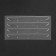 Door lining, 15 × 1.7 cm, anti -shock, transparent, set 4 pcs