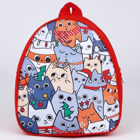Baby backpack for a girl "Kitty", 23x20.5 cm-1
