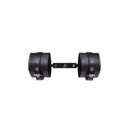The shackles are single -layer with a contrasting line Pecado BDSM, genuine leather, black-2