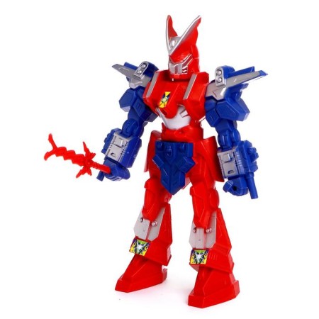 Robot "Warrior", light effects, mix-3