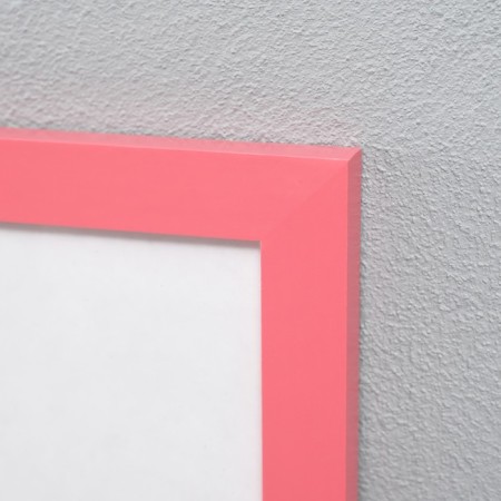 Photo frame MDF 30x40 cm, No. 6, width. 18 mm, thickness. 12 mm, pink (plastic screen)-2