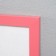 Photo frame MDF 30x40 cm, No. 6, width. 18 mm, thickness. 12 mm, pink (plastic screen)