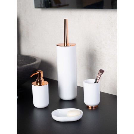 Ersh for the toilet alba, white color/copper-1