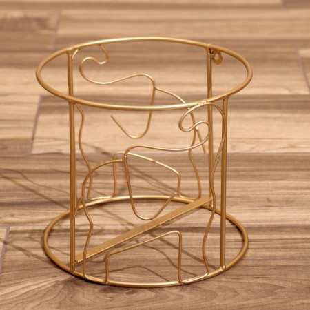 Kashpo on the stand "Zhm" metal (set 3 pcs), diameter 26, 21 and 16 cm-4