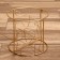 Kashpo on the stand "Zhm" metal (set 3 pcs), diameter 26, 21 and 16 cm