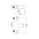 Shower mixer Accoona A8067M, single -leaf, turquoise