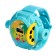 Clock-design "Animals", light effects, 24 pictures, blue color