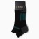 Male socks minku shortened, size 38-45, black color