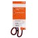 Office scissors 23.5 cm, plastic handles with rubber inserts