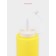 A bottle for the share sauce, plastic, 300 ml, 6 × 6 × 19 cm, yellow
