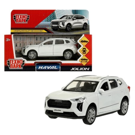 Metallic Metallic Haval Jolion, doors, trunk, inertia, 12 cm, white are opened