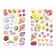 Unicorns with stickers. Along along the rainbow