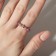 Ring "Star", the color is pink-golden, dimensionless