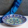 Largan Rishtan ceramics "Flowers", 32 cm, blue
