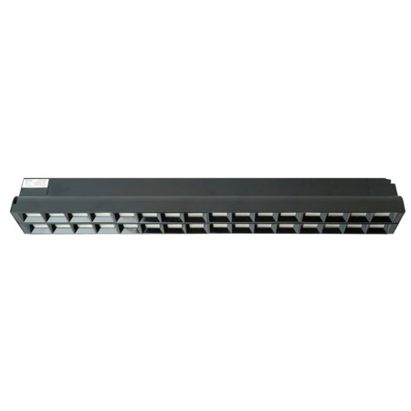 Snow -phase track lamp Feron AL123, IP40, LED, 2x30 W, 547x68x75 mm, Black color-2
