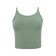 T-shirt shortened female minku: Basic line olive color, river 42