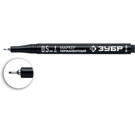 Marker bison professional 06321-2, permanent, extratonous, black, 0.5 mm-1