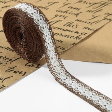 Ribbon from jute 