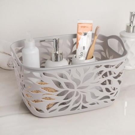 Storage basket "Leaves", plastic, 29.5 × 21.5 × 16 cm, color mix-6