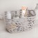 Storage basket "Leaves", plastic, 29.5 × 21.5 × 16 cm, color mix
