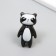 Handle for the casket ceramics, Panda metal 6.3x3.5 cm
