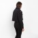 Women's shirt shortened with cuts Mist: Denim R.48, Black