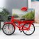 Photo frame Plastic with clock "Bicycle" mix 10x15 cm, 5.6x21.5x18 cm
