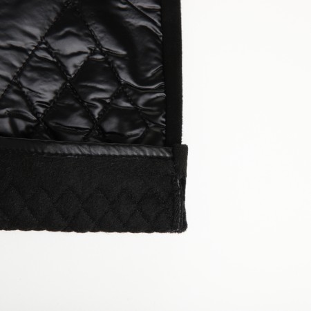 Gloves are female, dimensionless, without insulation, black color-3